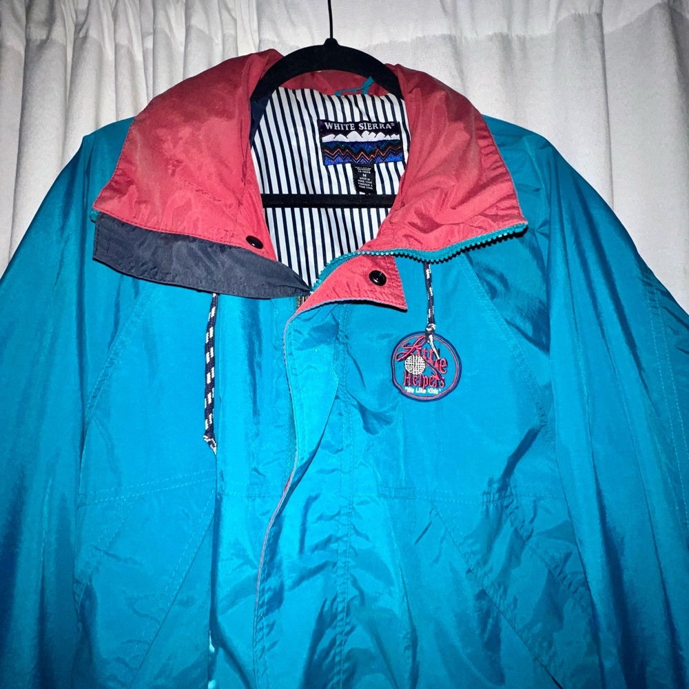 WHITE SIERRA BLUE JACKET w HOODIE☆*:.｡